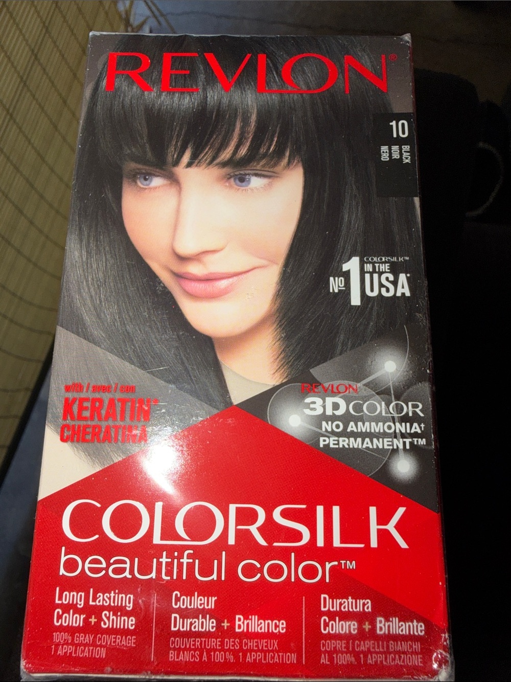 Revlon Colorsilk Hair Color - Black (10) 3 pack